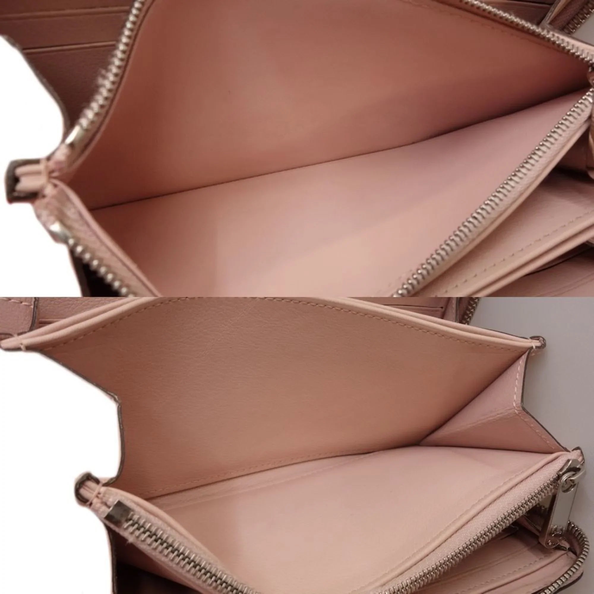 Monogram Long (Pink) 083014 LOUIS Pre-Owned Zippy (Good) Mahina VUITTON M61868 Magnolia Wallet