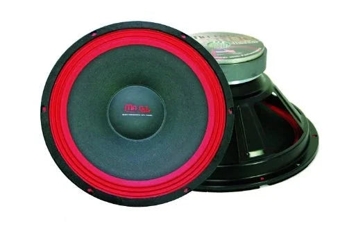 Magnet, Raw Raw Subwoofer PRO PA Subwoofer700W 18" Speaker DJ 50oz replacement 8 DJ Ohm 2 Woofer PA118 Black/Red MR PRO