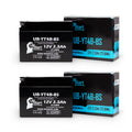 Battery Replacement Motorcycle 2009 SR400 Battery UB-YT4B-BS - Activated, 12V, UpStart Maintenance Free, 2.3Ah, Yamaha 400CC Factory 2-Pack