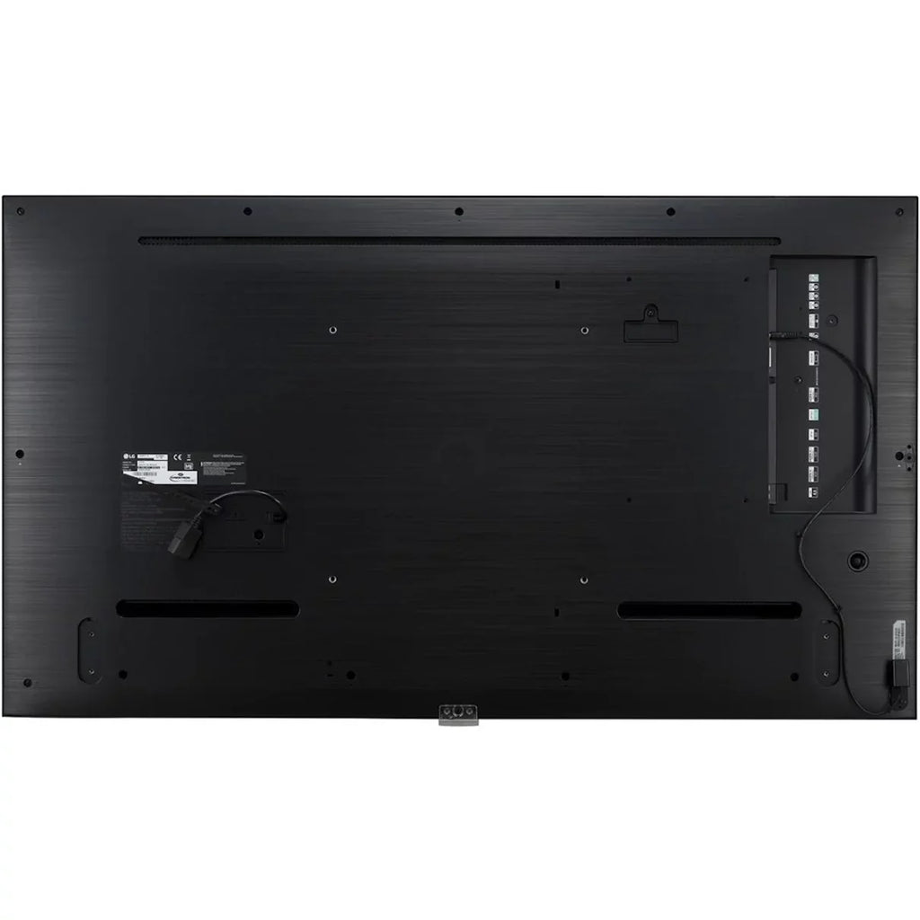 4K Display, LCD Signage Black Monitor 49\" LG Video