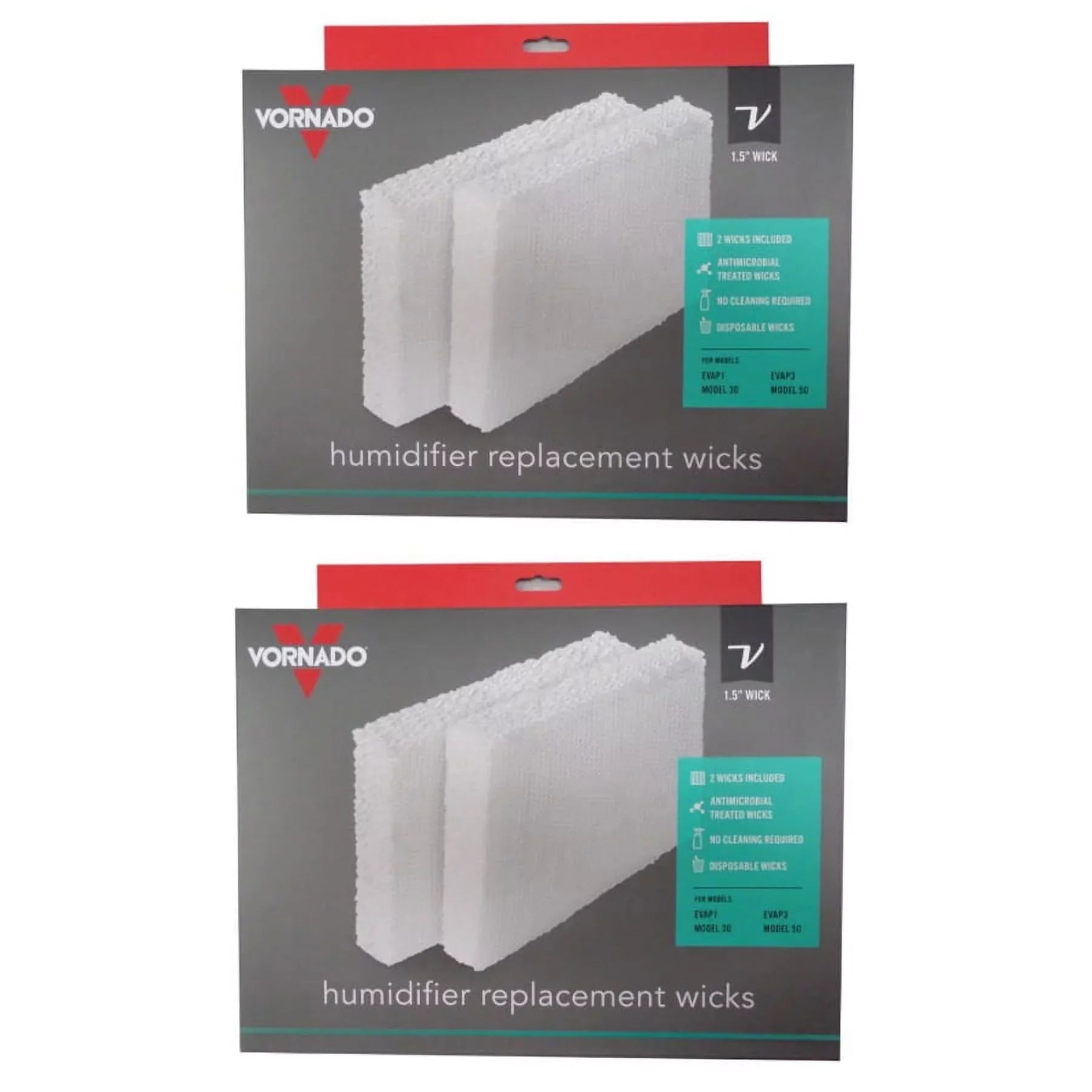 Vornado Pack OEM - Wick Evap3 Filter Evap1 - Humidifier Evap2 4 Genuine