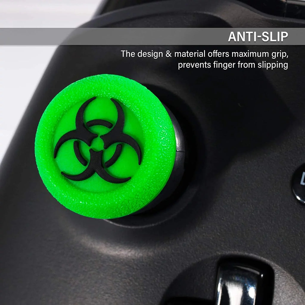 Xbox 2 X/S Like New Green) Extender for BOLT Bundle Rubber Grip Texture & AXTION Sets Series 3D Controller(BioH & Cover Thumbstick One Xbox FPS Silicone