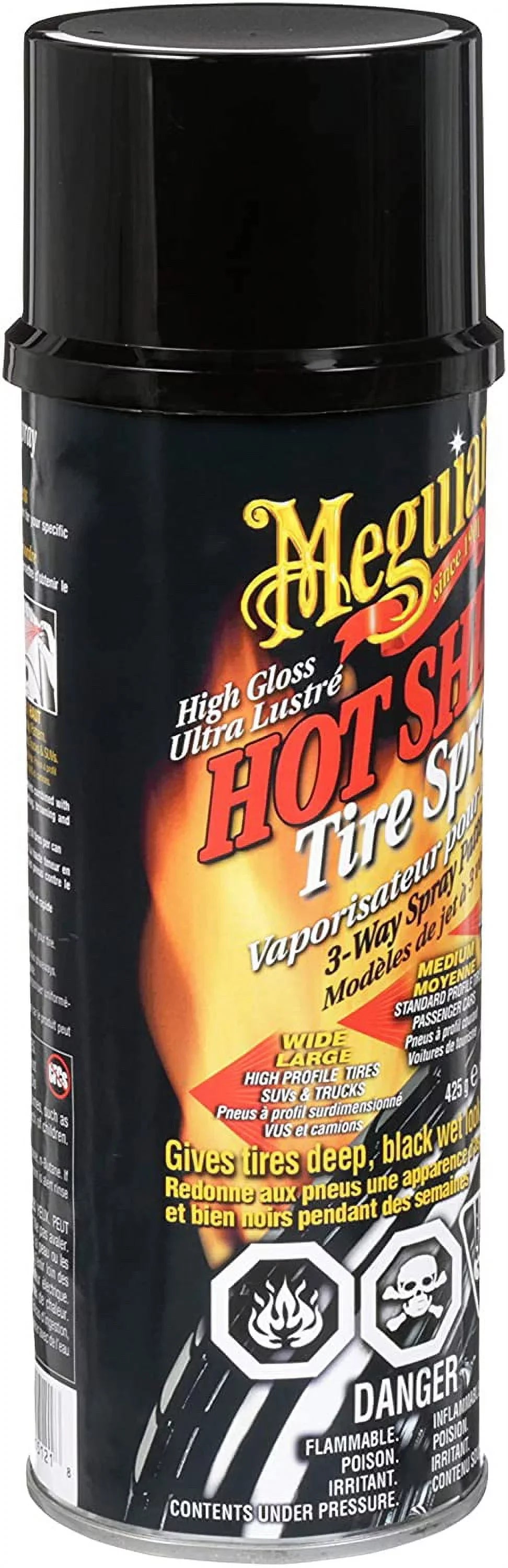 Gloss Shine Meguiar's Tire Coating 15 3 G13815 - Can Hot Oz Spray High