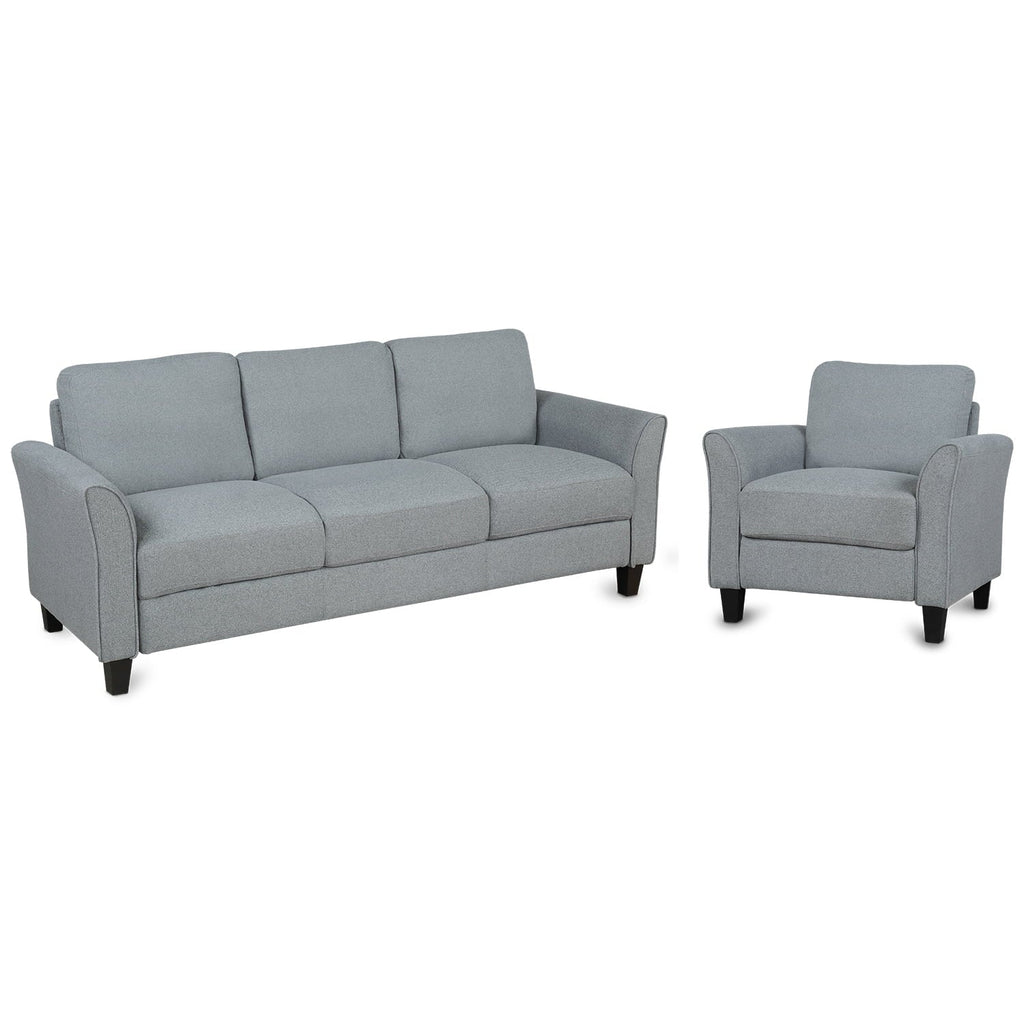 Living and Anself Furniture Room 3-seat (Gray) Sofa chair