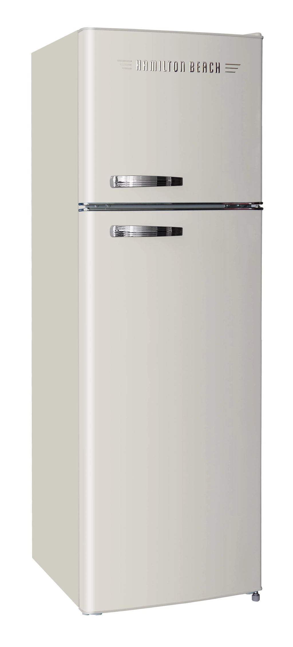 Thermostat Free, Cu 10 Adjustable Cream, Beach 5 Control 2 Door HCFC Shelves, Hamilton Door Ft HBF1050, Retro Refrigerator,