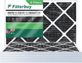 MERV (6-Pack) 8 HVAC Pleated Activated Filterbuy Furnace Air 16x24x1 Eliminator with Odor Carbon Filters AC
