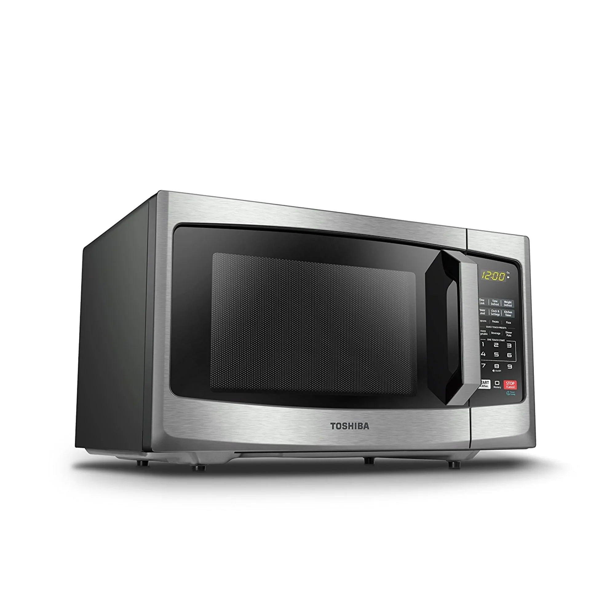 Toshiba ML2-EM25PAESS Stainless Ft. Steel Microwave, Cu. 0.9