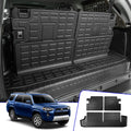 Fit Trunk Row 7 2010-2023 Liner Accessories Toyota Backrest Mat 4Runner (3rd Seats Mat) Mats+Trunk Cargo