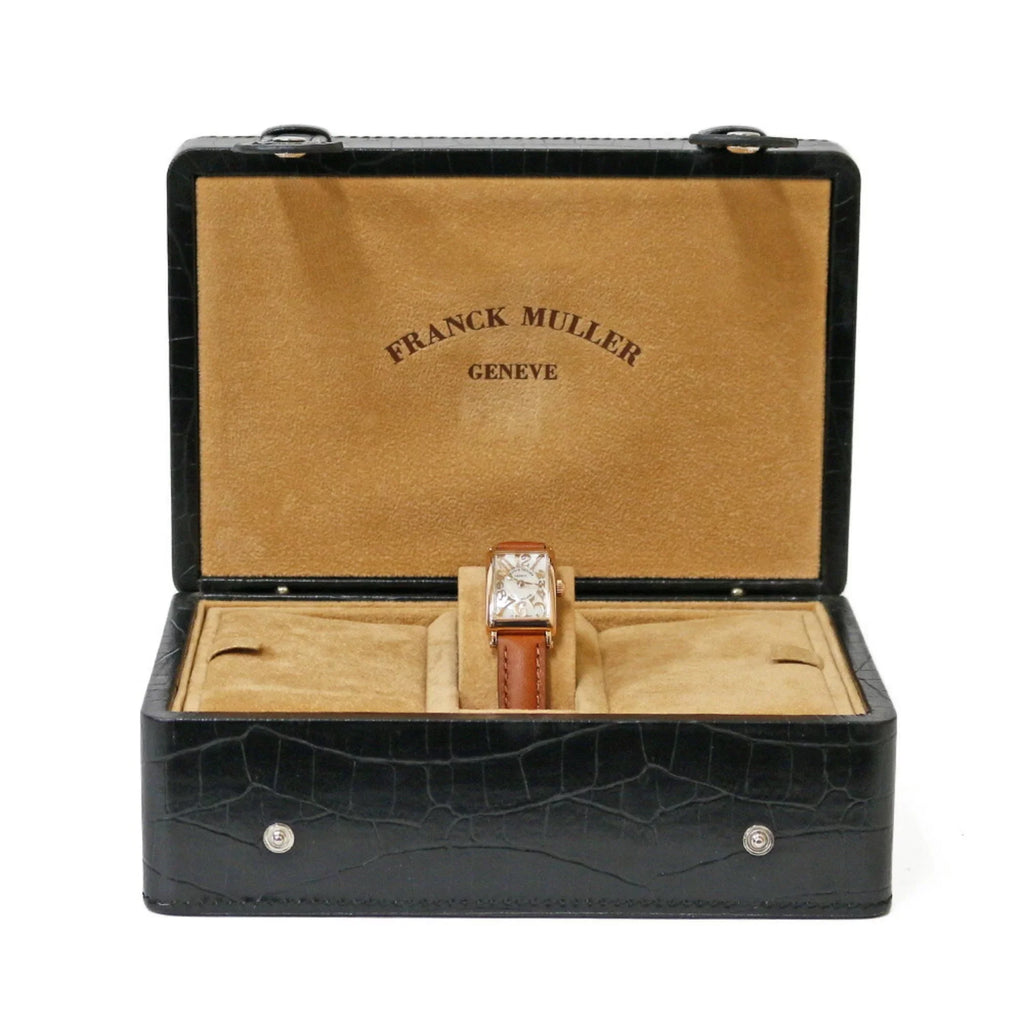 FRANCK K18PG 802 (Good) Ladies Pre-Owned Muller Island MOP2 Long Watch MULLER Franck