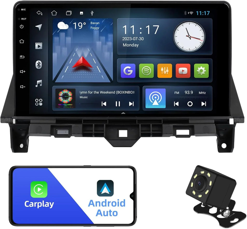 Double with 10 10.1 2009 IPS Accord for Backup Support Car Carplay GPS Din Touchscreen Navi THONZER 2010 Car BT Android FM 2008 Radio Camera 2+32G Auto 2011 8th Screen Stereo Android & Honda inches