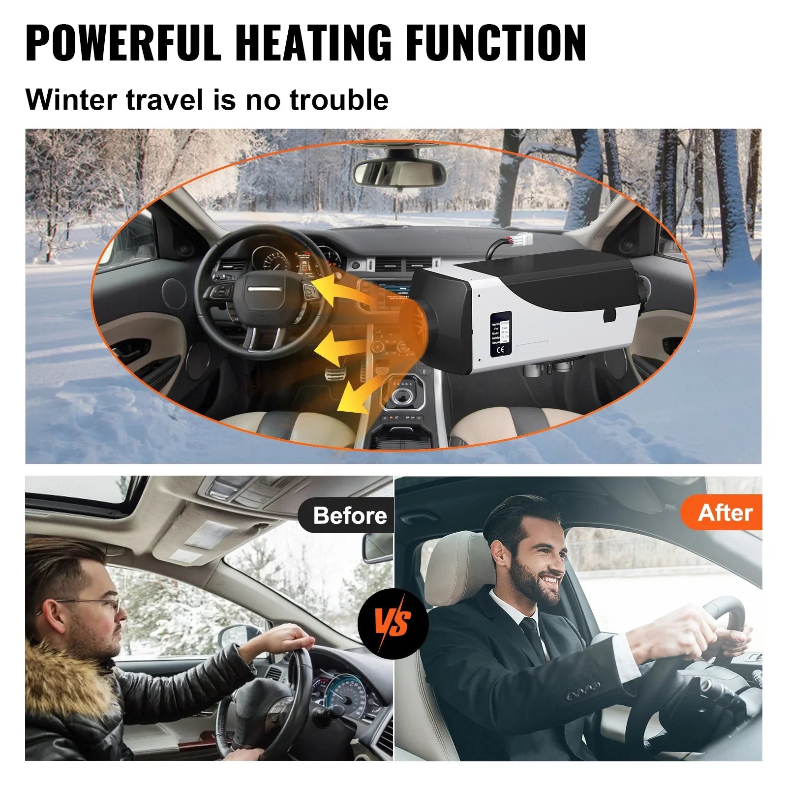 Control and LCD 12V Muffler Trailer and Heater Heater Air Diesel Thermostat 10L Diesel 5KW for Bus SKYSHALO Tank Motorhomes Parking with Boats Heater Remote Diesel RV
