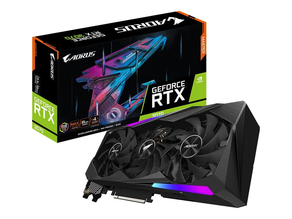 '- 3070 - 4.0 AORUS GeForce RTX GB card - 3070 DisplayPort, Graphics GDDR6 PCIe - - MASTER x 3 8G x GF 1.1) (rev. 8 HDMI x16 RTX Gigabyte 3