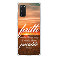 Screen) Possible - DistinctInk Hybrid Case Acrylic - PLUS 1:37 Tempered Back, Luke Glass TPU (6.7" / Bumper, Galaxy S20 Shockproof 5G Makes Faith for Not Protector Does Clear Easy - Make Screen