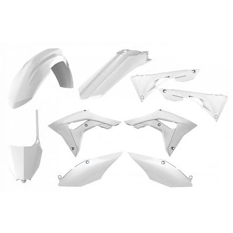White Honda Polisport for 2017-2018 CRF450R Complete Replica Plastic Kit