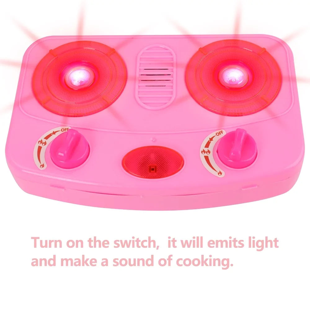 Pans and Pots Cooking with Play Chef's Utensils, Little Food, Kitchen Set Cups, Pretend