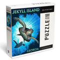 Puzzle, Turtle Jekyll Piece Island, Georgia, Diving Sea Jigsaw Press 1000 Lantern