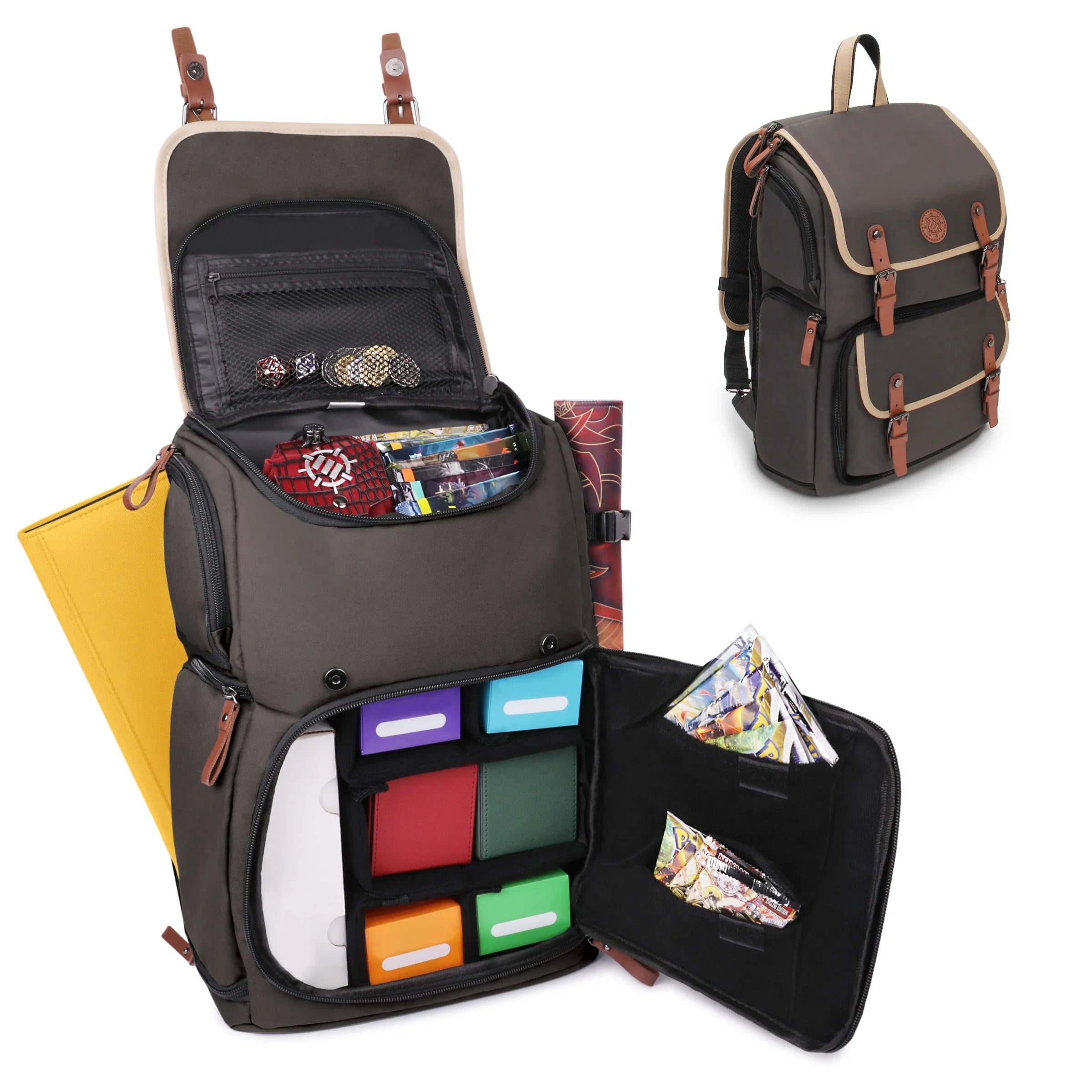 Box Space - Full-Size for Playing Storage Card Card ENHANCE Case Backpack Trading Binder Card