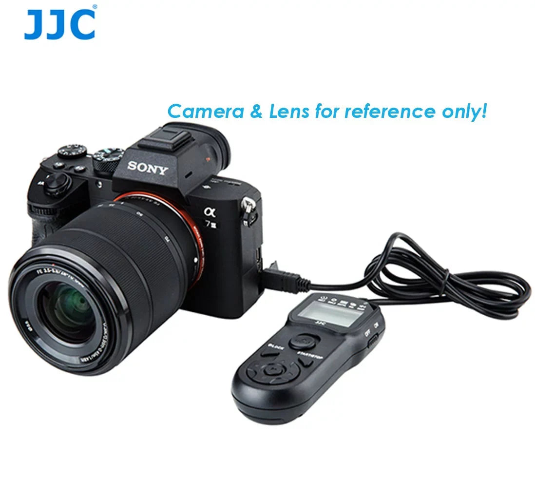 A7R RX100M4 RX100M5 RX1R A9 TM-F2 for RX100M7 RX100II RX10 Remote LCD A7 A9II III Timer II Intervalometer IV Sony A7M2K A7S JJC II III II RX10 A3500 RX100M5A III A5000 III A3000 II II RX100M6 RX100III