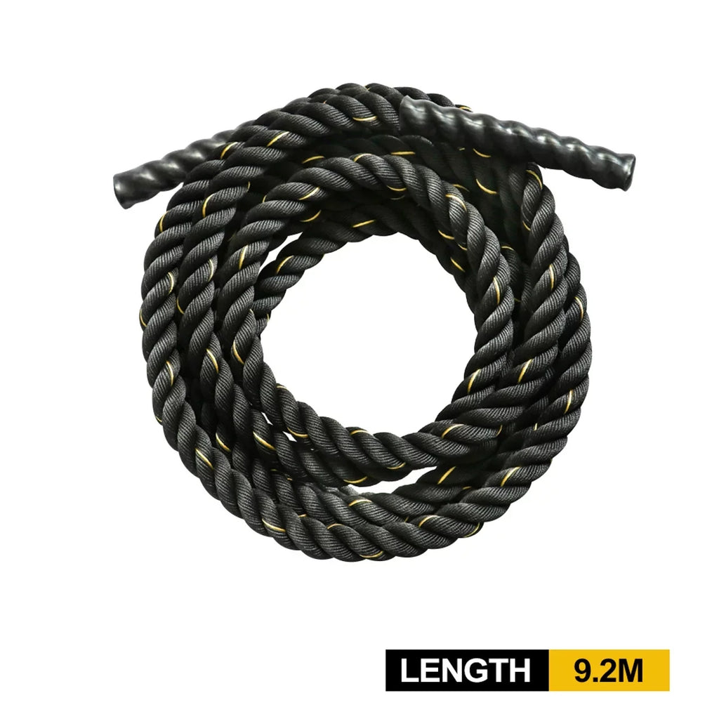 Diameter Protective Poly 1.5 Dacron Sleeve and in Wall Length, Mount Training Battle 30 with Rope ft Rope