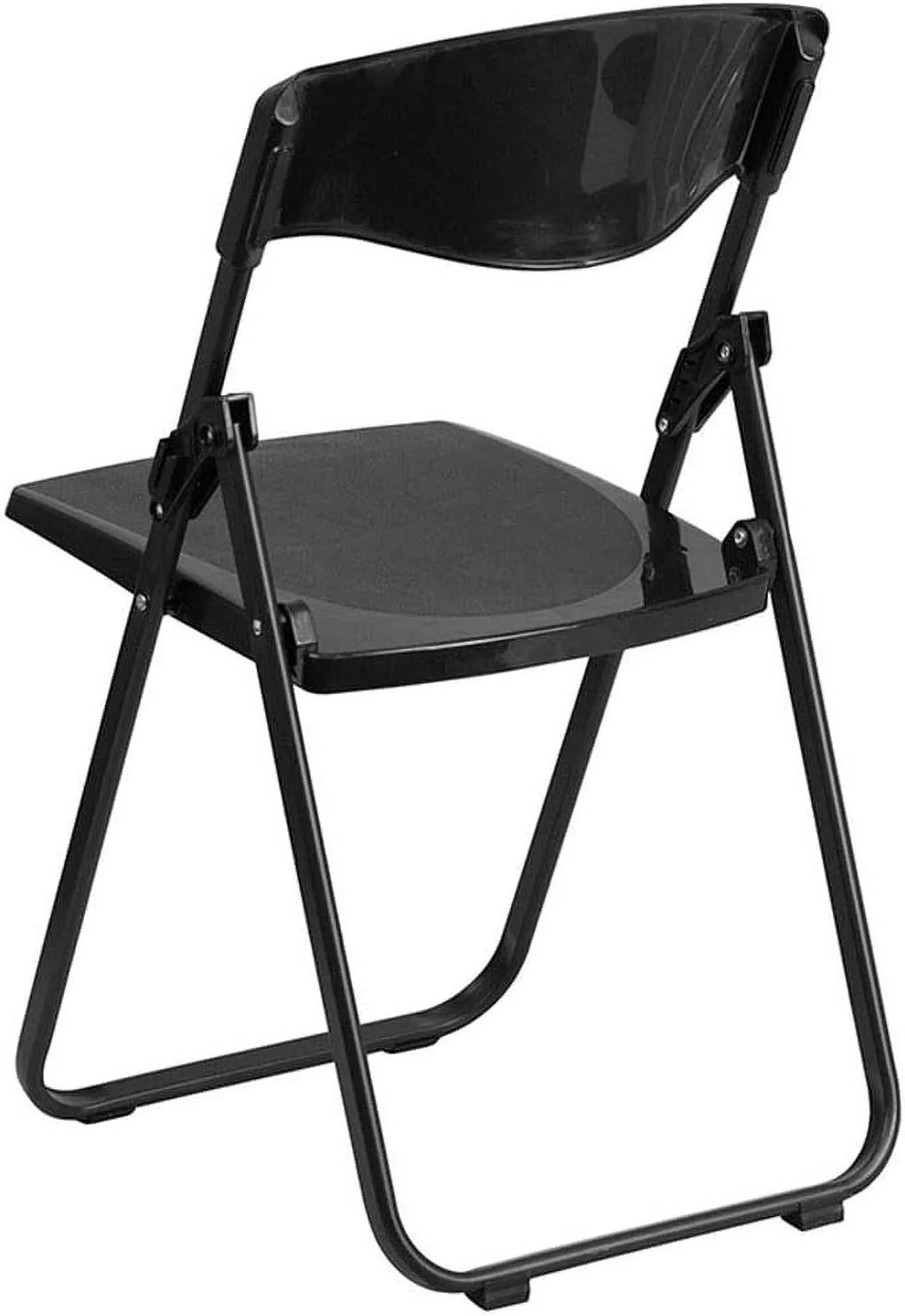 Ganging Chair Heavy Duty Built-In Plastic Capacity HERCULES Series Lb. 500 Brackets Black Folding With