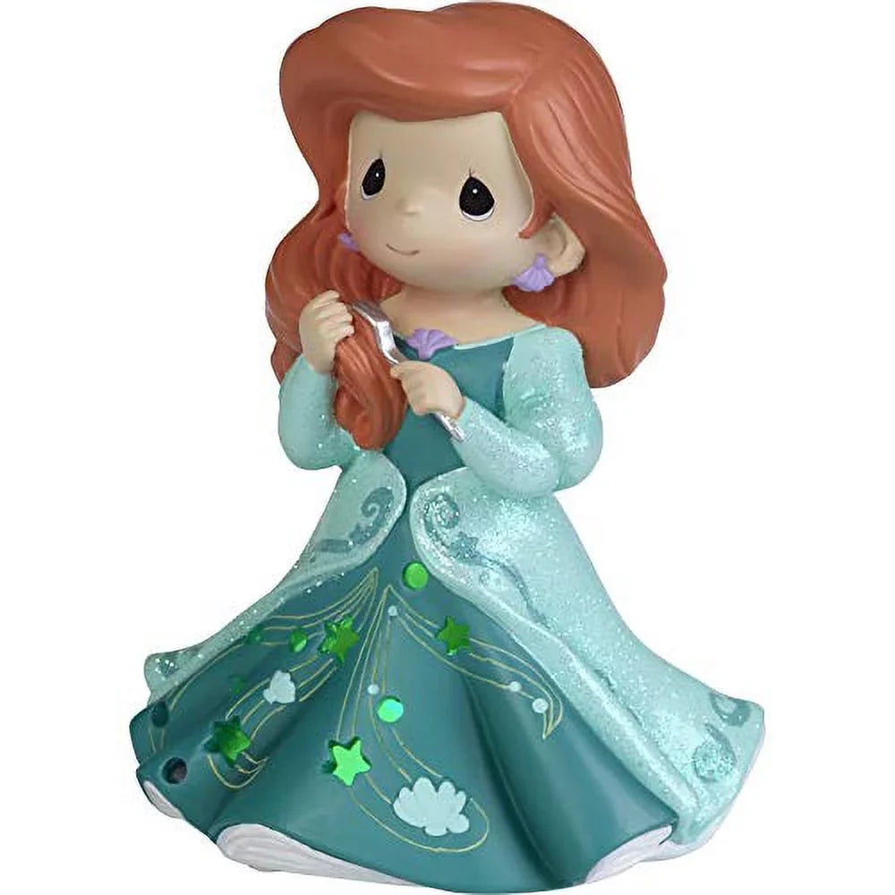 Precious Princess #192111 Cutout LED Disney Ariel Figurine Moments Dress Musical
