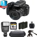 Digital HS Canon Flash+ Yr Camera PowerShot Extra SX70 + Battery 1 + Warranty