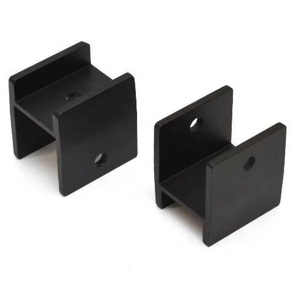 Bimini 99-001523B (Pair) Harbor H-Brackets Boat Misty Black Aluminum |
