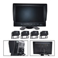 Video 7" Rear Recorder Monitor Truck RV DVR for B Backup Bus+4 Driving View Camera