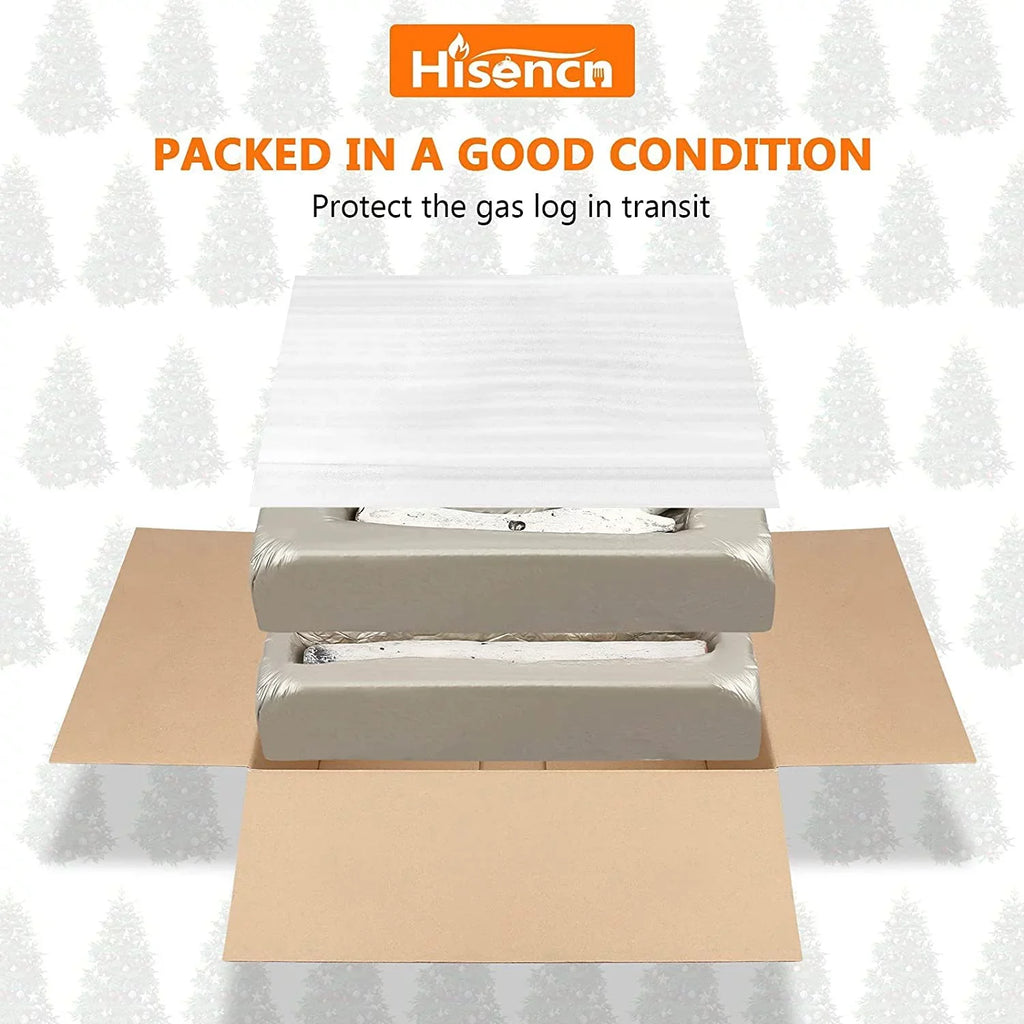 Vented, Inserts, Indoor Gas Decor Gas Gel, Fireplace, White Gas Logs, or Ceramic Pcs Logs Ethanol, 6 Fireplaces, Outdoor Indoor Electric Fireplace Fireplace Hisencn Birch for Propane, Gas
