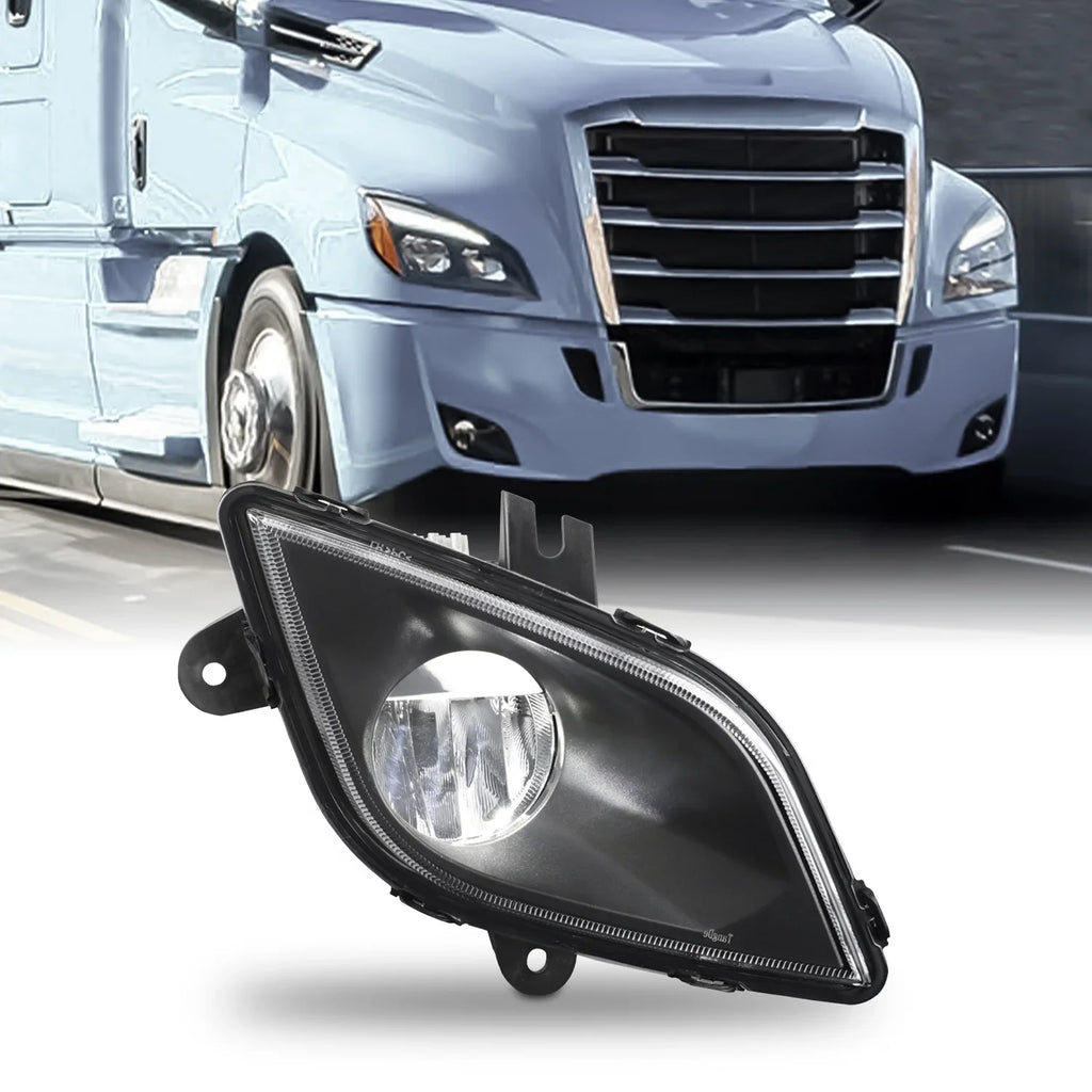 Light Fit Lamp Black 2022 2020 Freightliner 126 Style Side Fog Passenger OE 2018 Class 8 - Truck Cascadia 2023 AKKON 2021 2019 LED