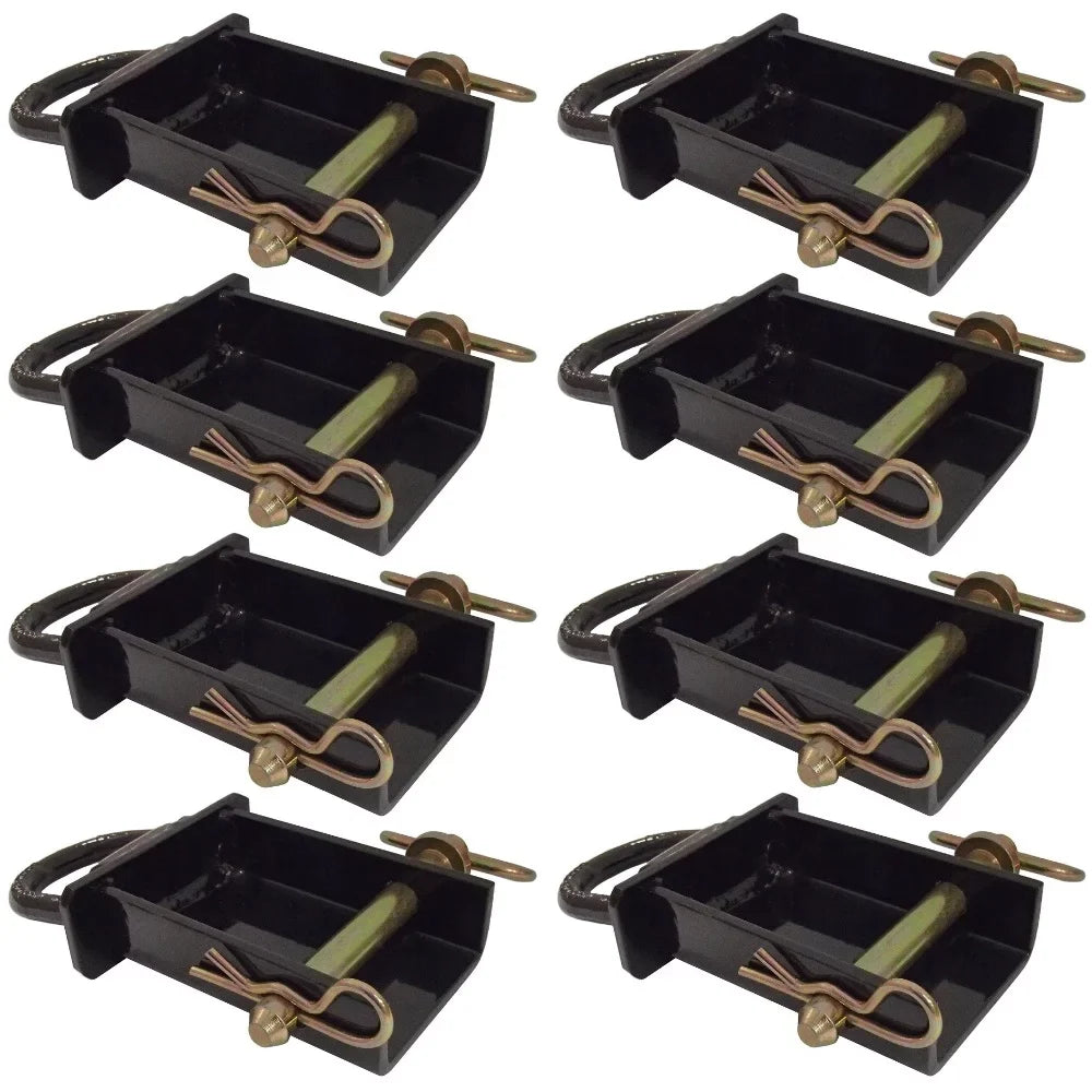 Utility Pockets for Trailers and D-Ring RAParts Beds Flat 8 Pockets Stake with B38SP Removable