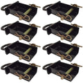 Utility Pockets for Trailers and D-Ring RAParts Beds Flat 8 Pockets Stake with B38SP Removable