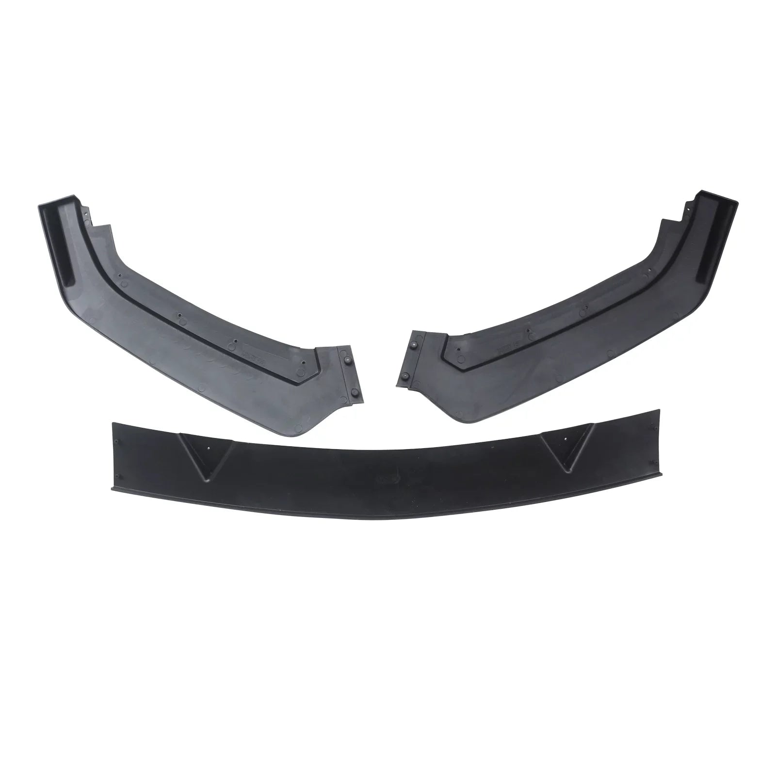 Lip Q60 Infiniti NINTE for Gloss Front 3PCS Bumper Black 2017-2023