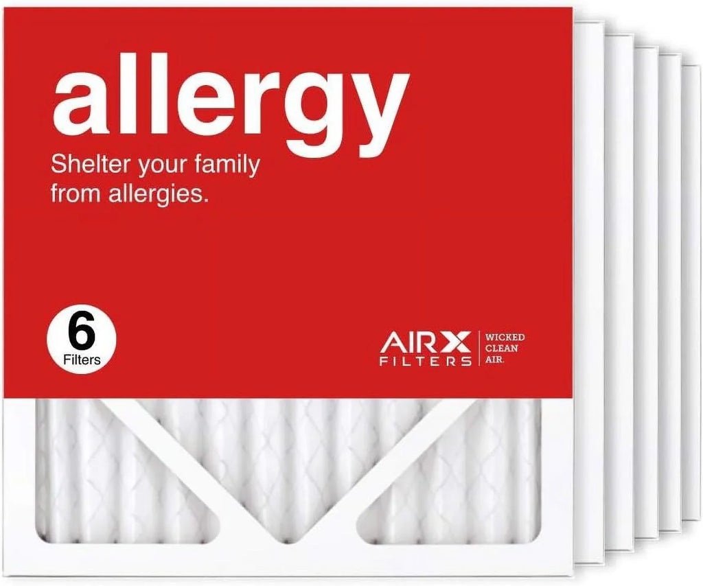 Furne The 12X12x1 Pleated Filter, 6-Pk, Filter 11 HV In Allergy Made MERV Air Air