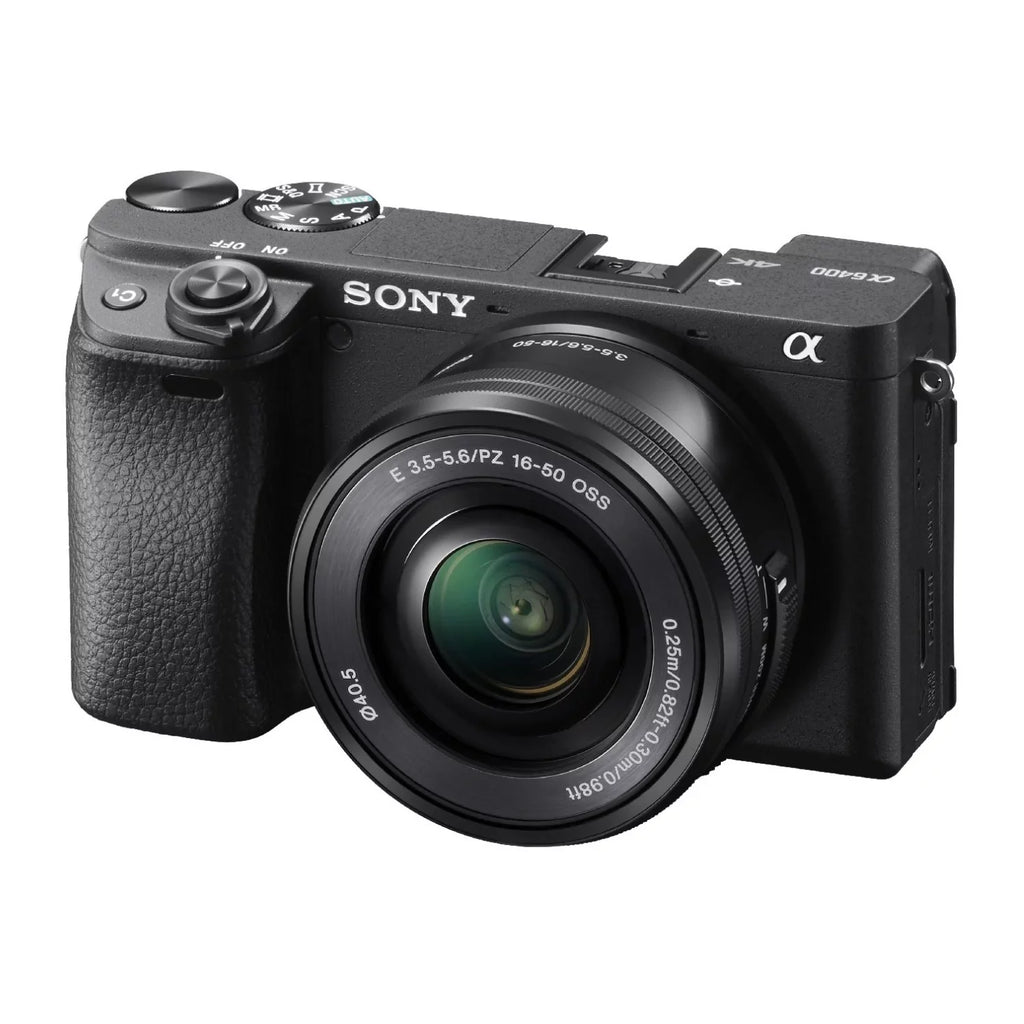 Camera ILCE6400L/B Holiday Digital Sony (Black) with Bundle Mirrorless 16-50mm