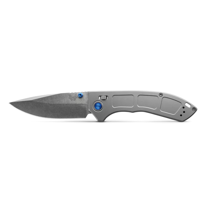 3.43-Inch Folding Blade Titanium M390 Narrows Knife Handle Steel 748 Benchmade