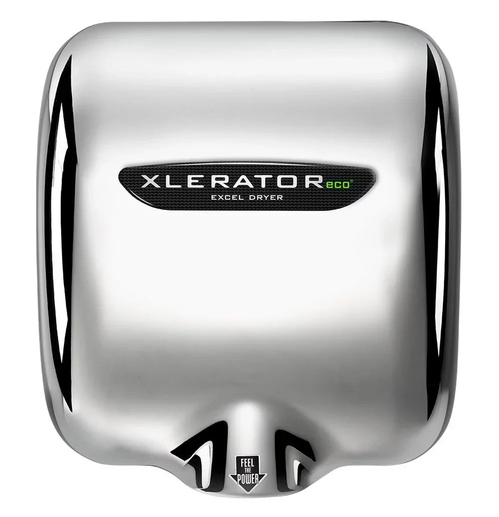 XL-C-ECO Cast Hand XL-CV-ECO Standard Automatic, Dryer Dryer Excel Plated, XLERATOR Surface-Mounted, Cover, 208-277V Chrome Nozzle