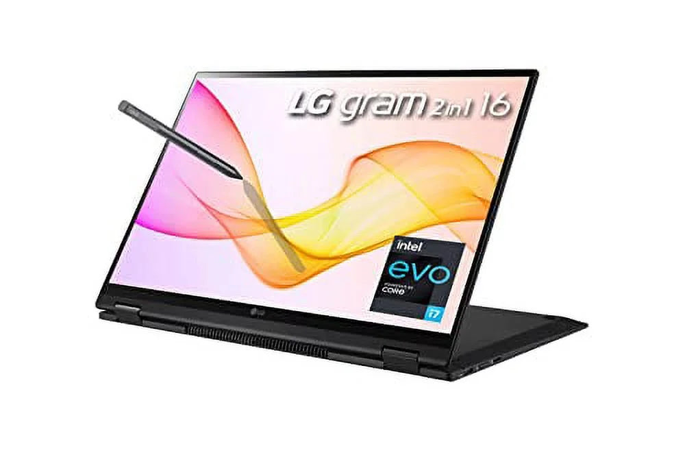 Xe 2TB(1TBx2) RE 2-in-1 Backlit WQXGA IPS Iris Touch RAM LG Graphics Battery NVMe Laptop USB Gram Ultralight and Fullday 2023 AX EVO SSD Windows Intel 16GB i7-1165G7 WiFi w/Pen 11 Fingerprint 16"
