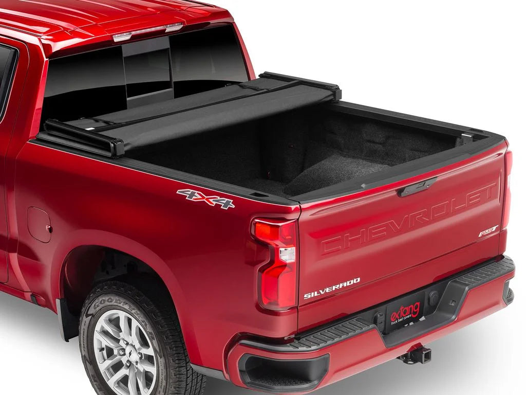 Compatible 2024 RealTruck fit multifunction 6' by Trifecta 92422 4" 2019 tailgate) 1500 Tonneau Ram with - (does not Extang 2.0 Bed Folding (76.3") Dodge Soft | Truck Cover Bed | with