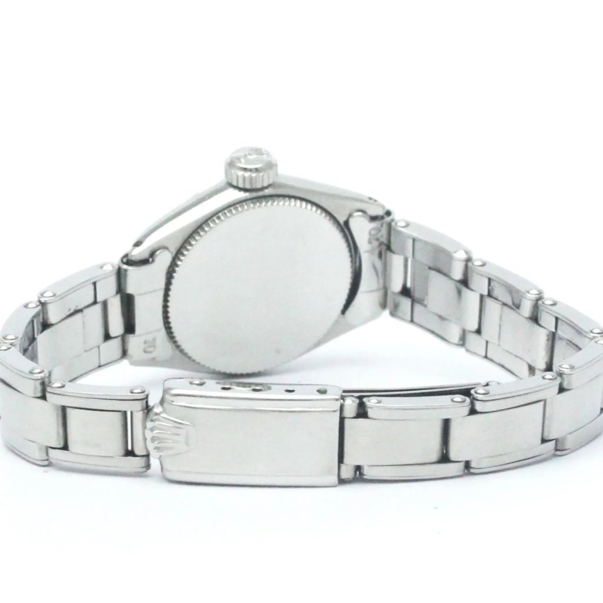 (Fair) Hand-Winding ROLEX Precision Steel BF565424 Watch 6525 Mens Pre-Owned Vintage Stainless