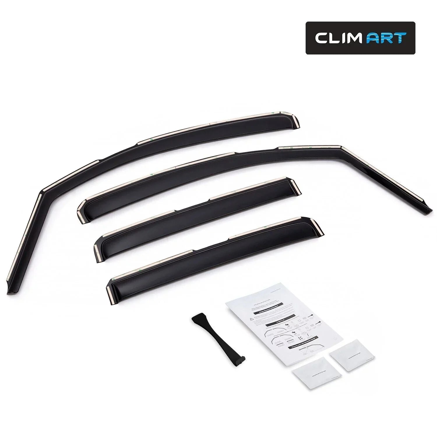 Rain - 4 Vent Incredibly Visors, for Vent CLIM Window Original Deflector, Window Durable pcs. 2013-2023, 613268 Buick Deflectors, in-Channel ART Guards Encore