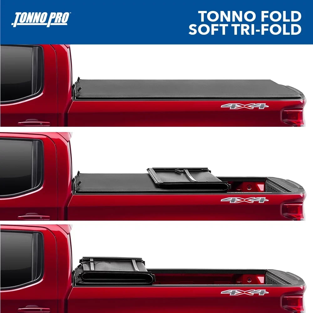 Tonneau | 2015 Folding 42-600 - (60") Truck Soft Bed Tonno Pro Ridgeline 5' Fold, Bed 2006 Tonno Fits | Honda Cover