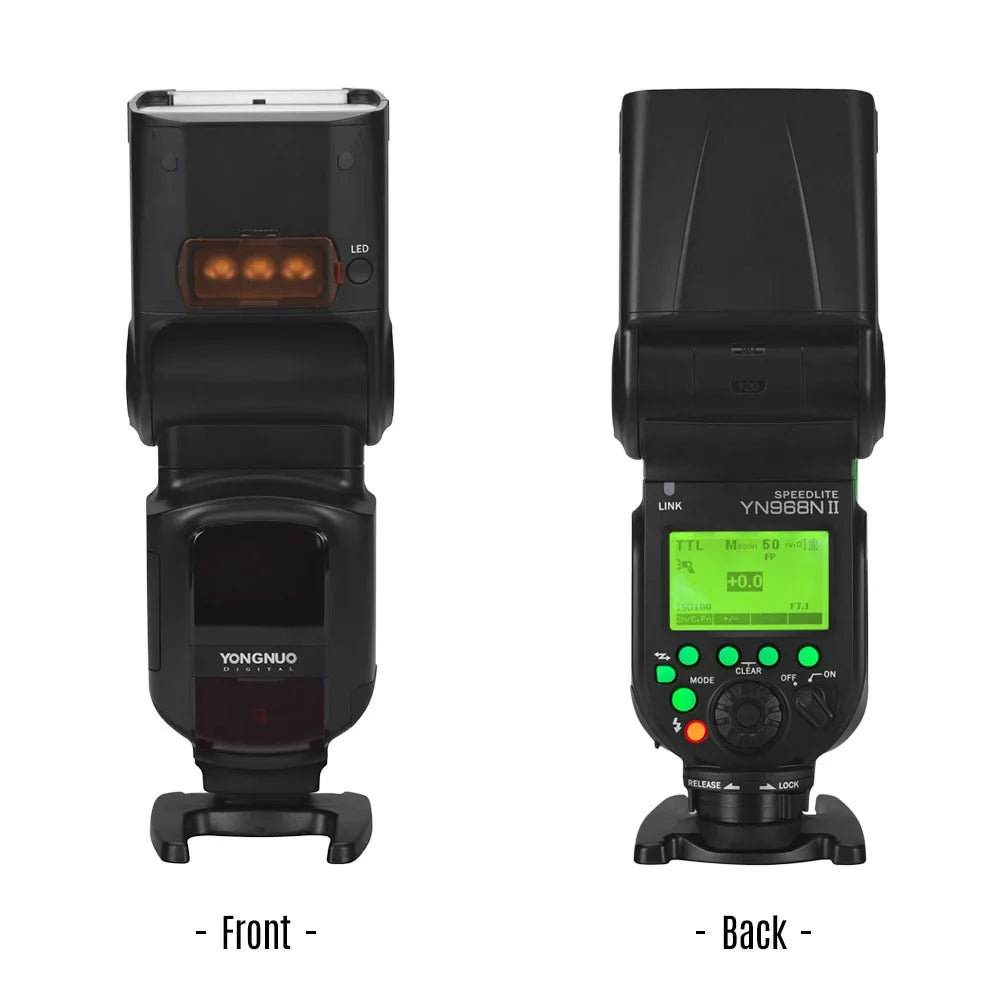 Speedlite Compatible II Wireless YN560 DSLR Flash Cameras Built-in HSS Yongnuo 5600K System YN968N Wireless TTL with 18000s YN622N for YONGNUO Nikon