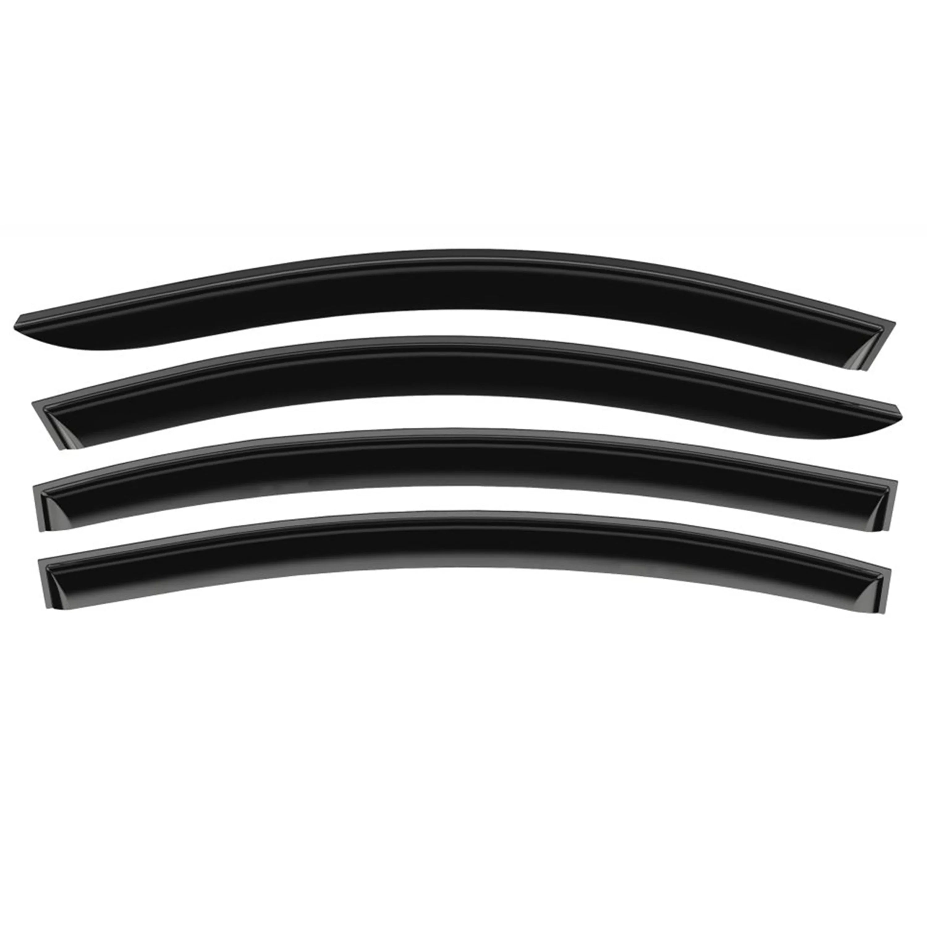 230095 Window SuperCab Vent Rain Pieces Voron Window F150 in-Channel (fit F250-F550 Guards Extra Deflectors, Visors, Ford 4 Durable Glass Ford for 17-23), 2015-2020 - for