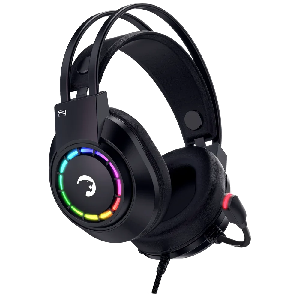 PS5, Playstation, Sound, Drivers, PC, Voldon 7.1 USB with Comfort for Virtual GAMEPOWER Black Wired 360 Design, Noise Gaming PS4, Spatial - Audio, Led Headset Surround 50MM Mic Headphones Cancelling