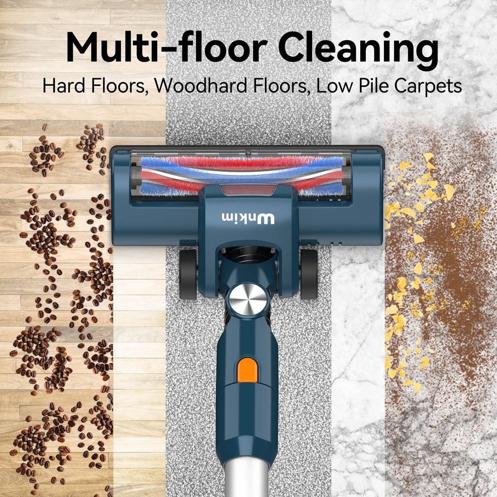 Pet Floor Home mAh Carpet Battery, Cordless Powerful Vacuum 6-in-1 up Vacuum M5 Hard Runtime, Cleaner for 2200 with Cleaner, Mins to Wnkim 35 Lightweight Hair, Vacuum Stick