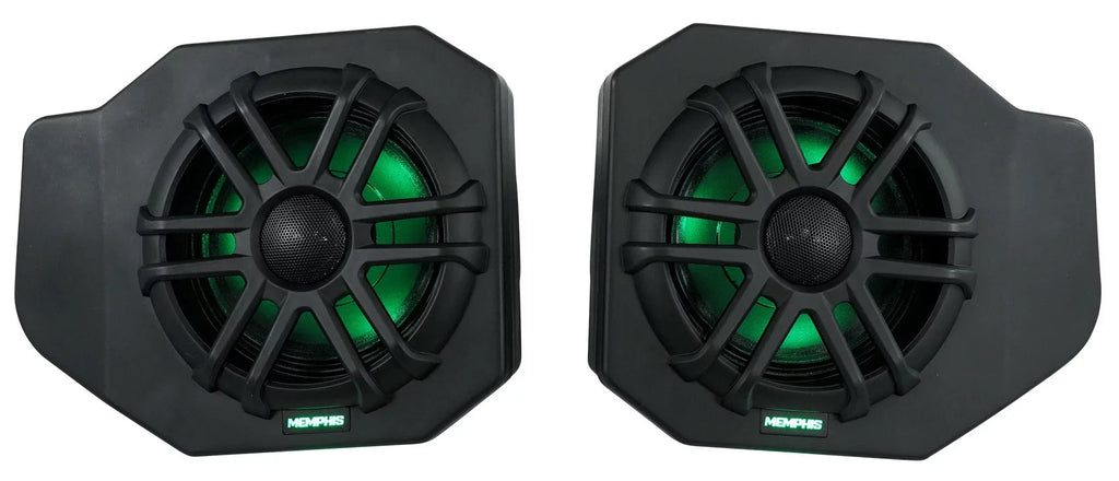 Pods+LED Speakers+Amp Audio RNGR65FE 2018+ Memphis Tower Polaris Pair Ranger For