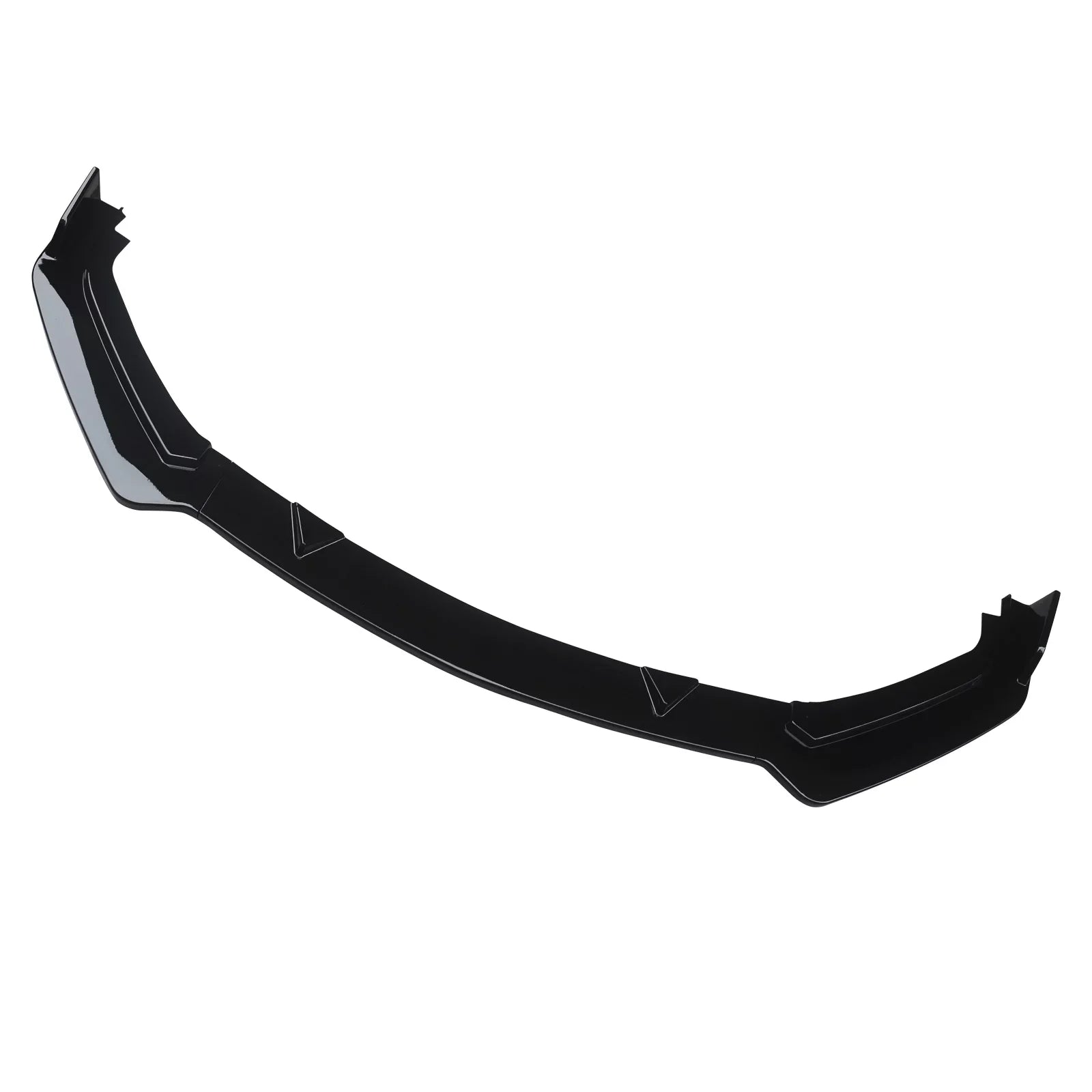 Lip Q60 Infiniti NINTE for Gloss Front 3PCS Bumper Black 2017-2023