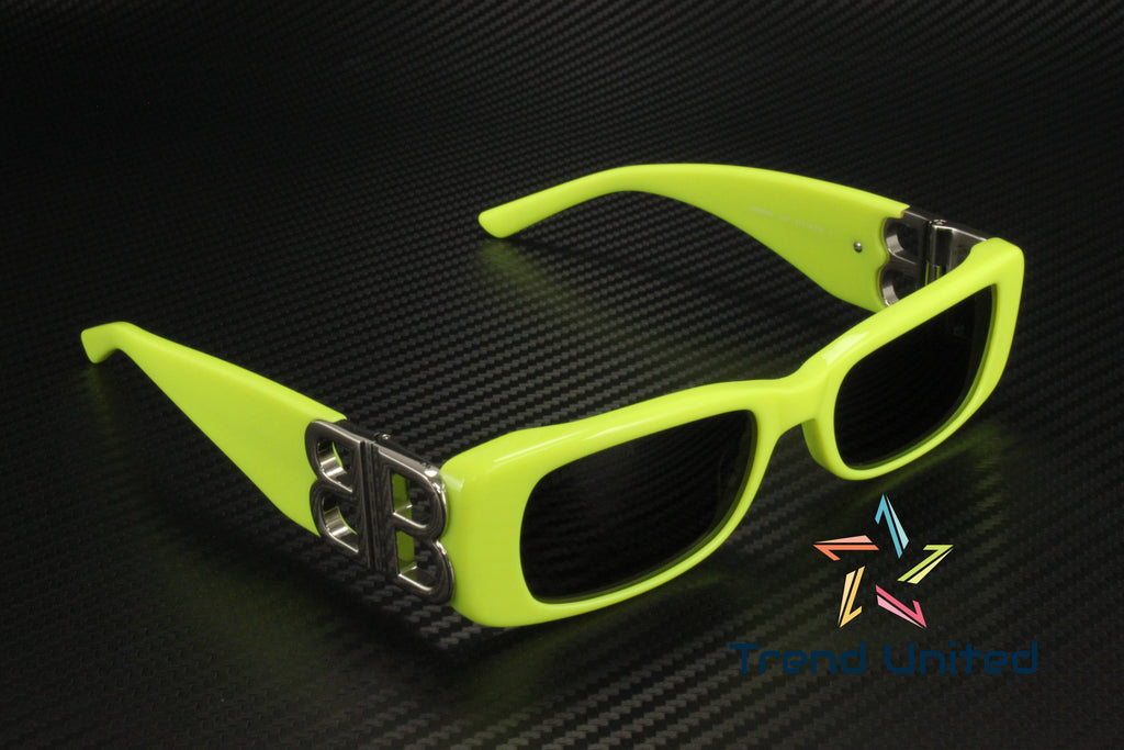Ladies Grey Rectangular 008 BB0096S Balenciaga Sunglasses 51