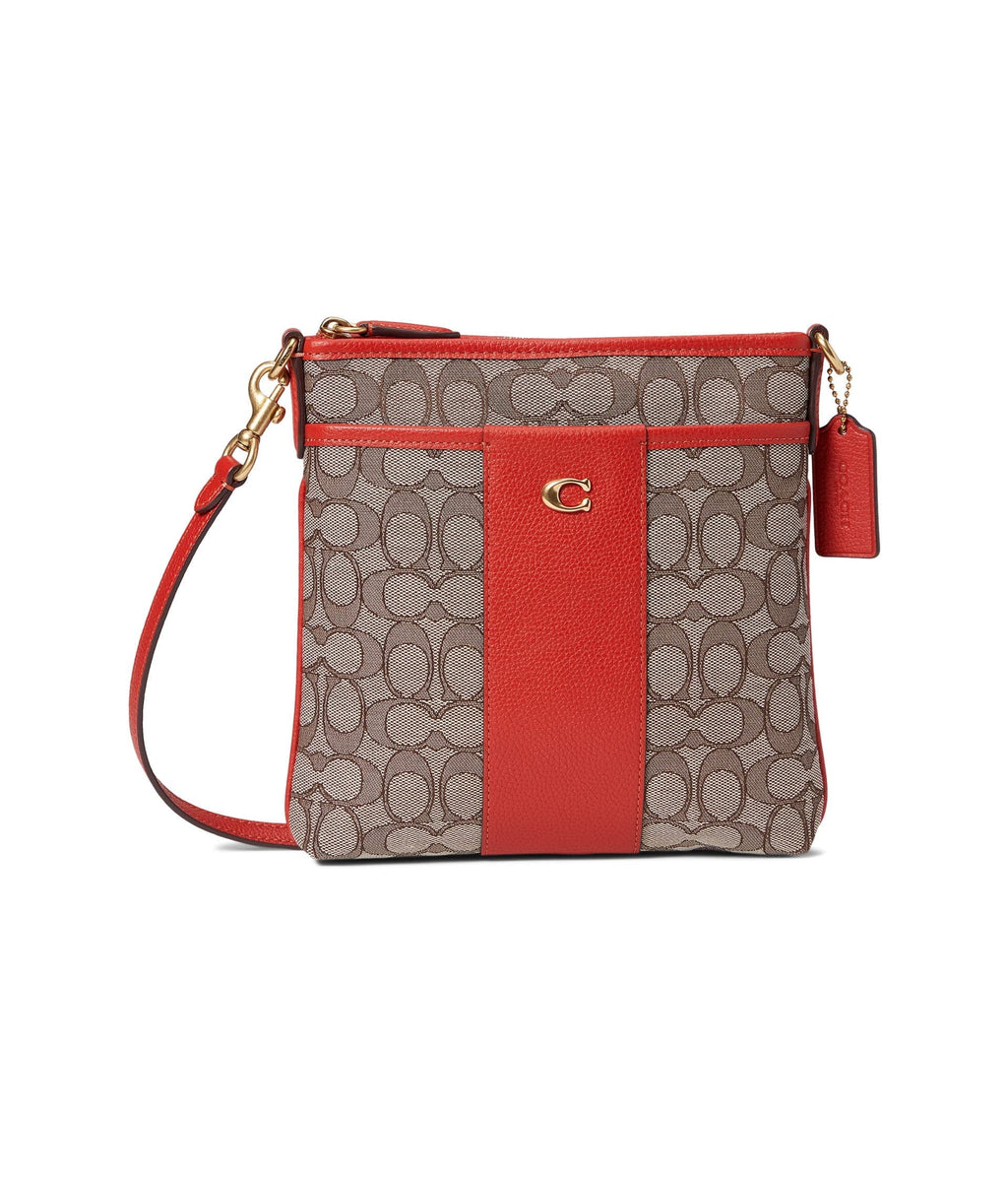 Ladies Coach Coach Print Kitt Crossbody Bag Jacquard